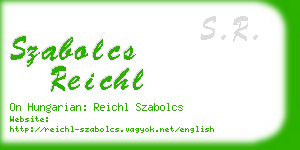 szabolcs reichl business card
